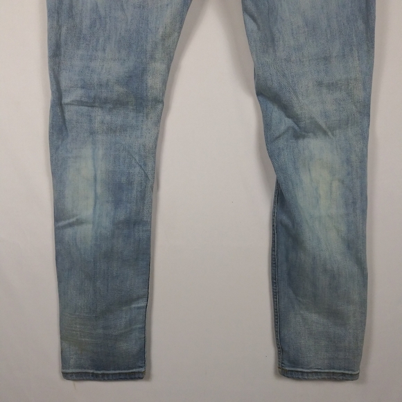 Serenede Jeans Men's Size 40 x 32 Distressed Stretch Blue Denim Tapered - Picture 9 of 10